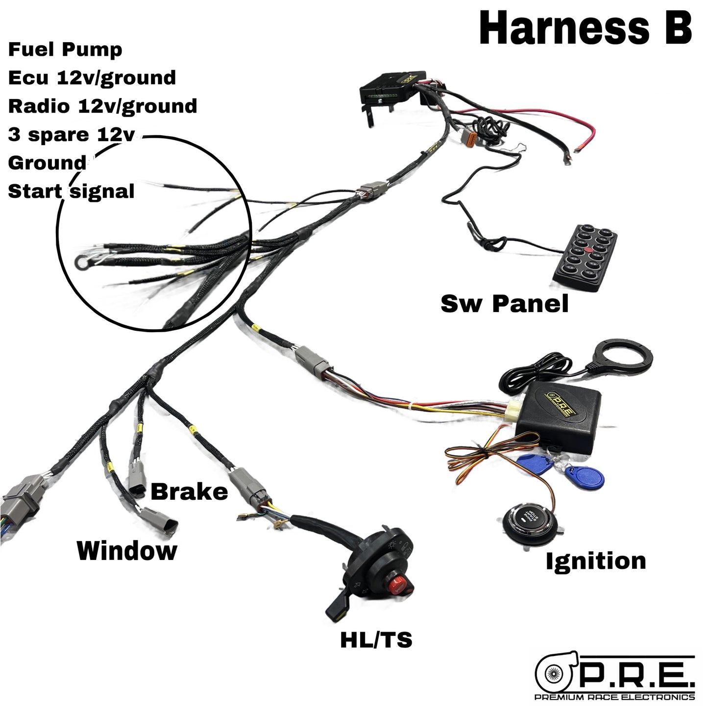Can Bus Chassis Harness 12 Button