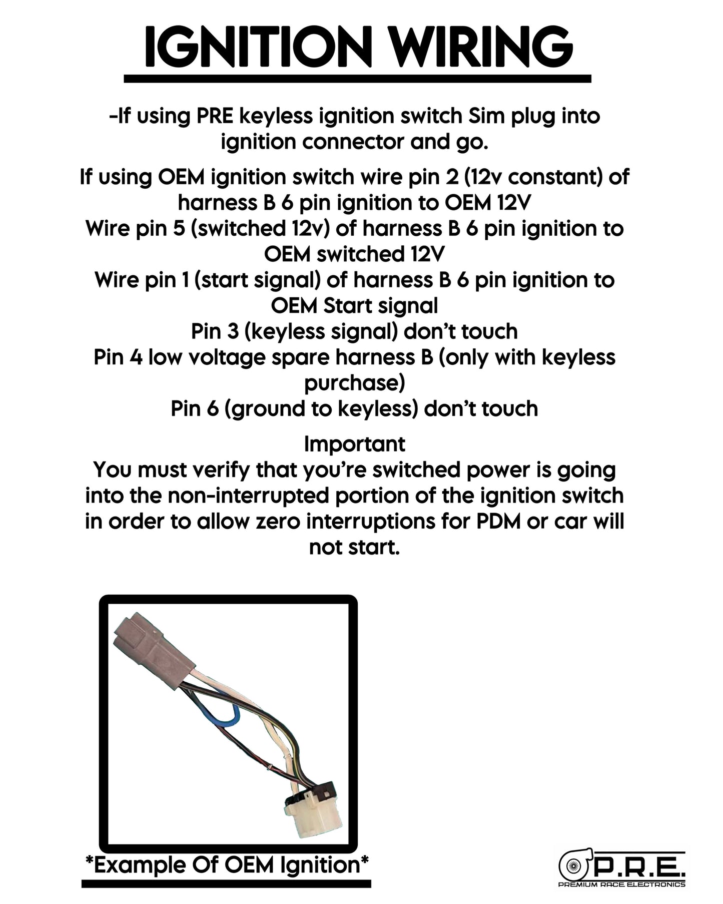 Universal Chassis Harness