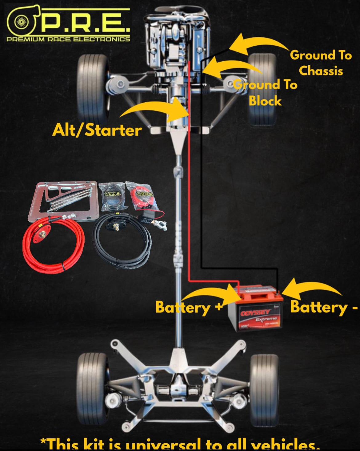 Battery Relocation Kit